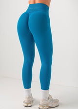 ULTIMATE SEAMLESS SCRUNCH LEGGINGS MINI - AQUA