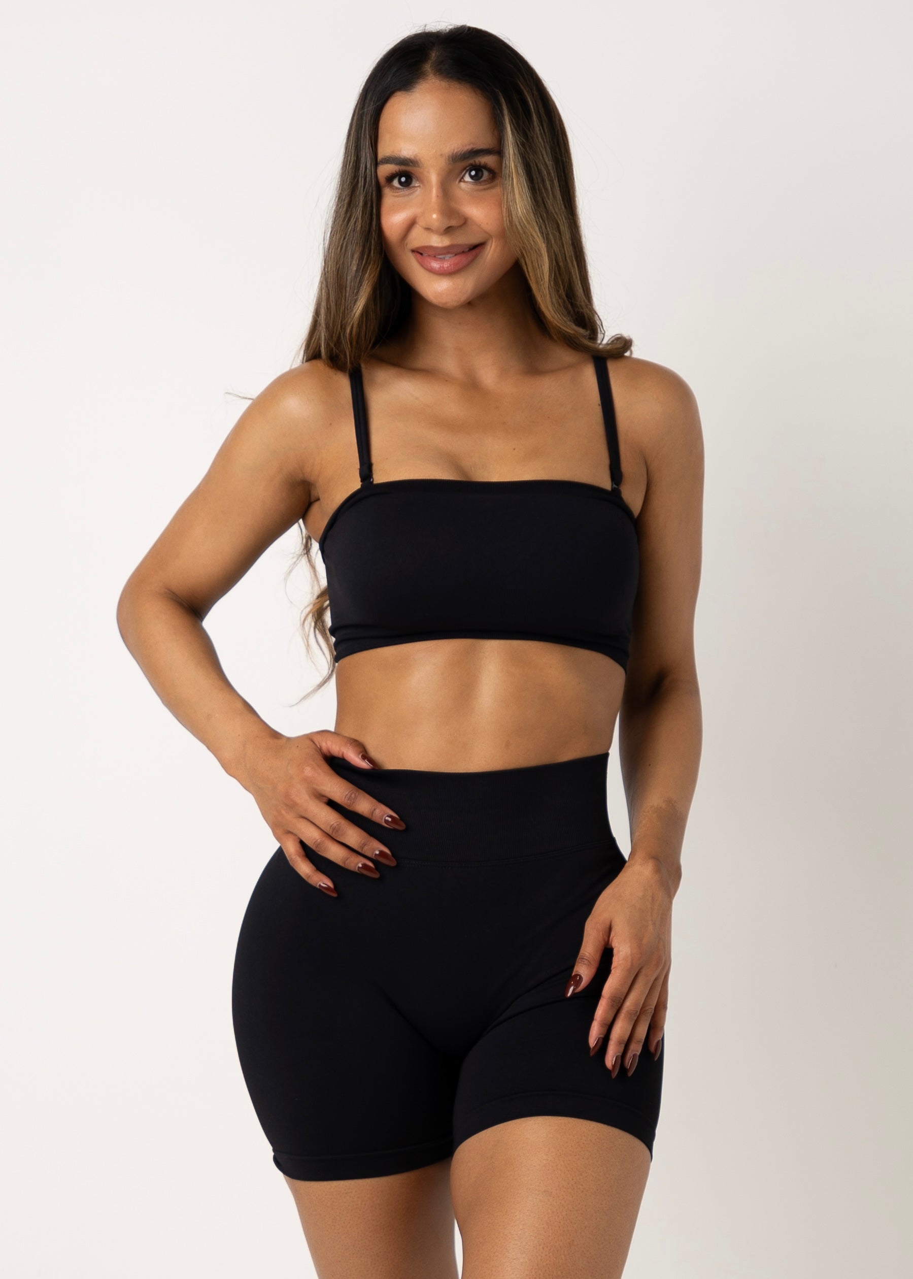 MULTIWAY SEAMLESS BANDEAU - BLACK