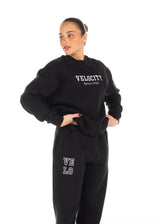 VELO OVERSIZED CREW - BLACK