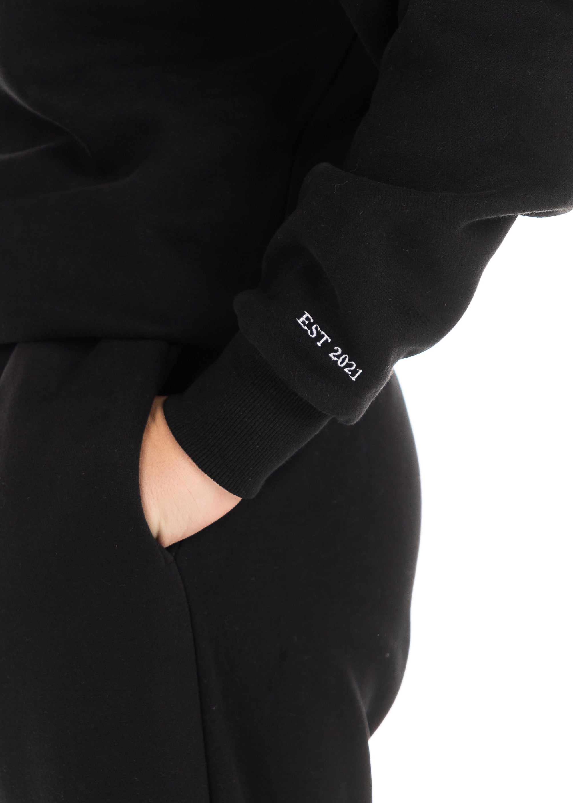 VELO OVERSIZED CREW - BLACK