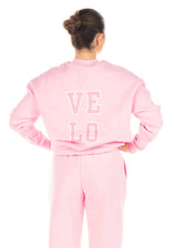 VELO OVERSIZED CREW - STRAWBERRY