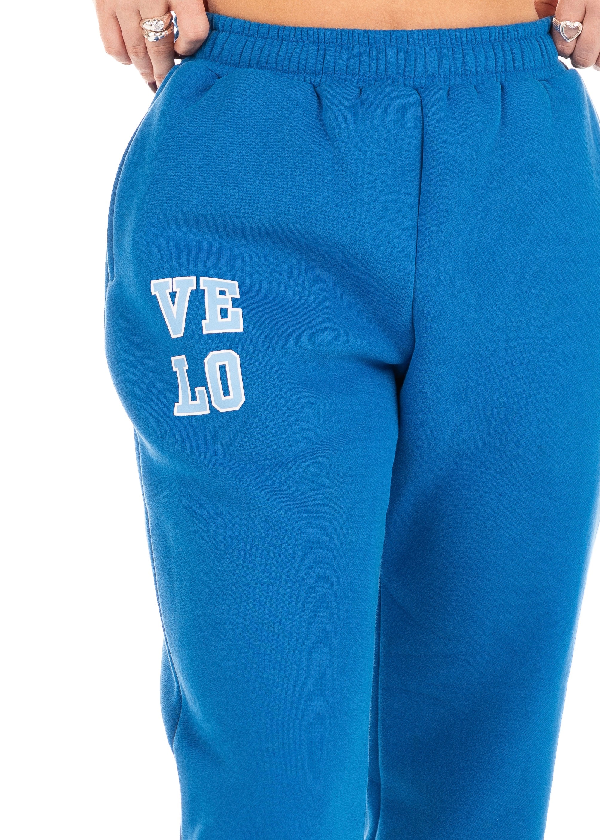 VELO OVERSIZED TRACKPANTS - ROYAL BLUE