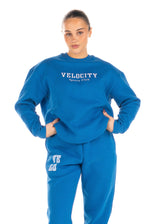 VELO OVERSIZED CREW - ROYAL BLUE