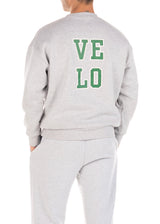 VELO OVERSIZED CREW - MARL GREY