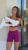 SIGNATURE SCRUNCH SHORTS - BERRY